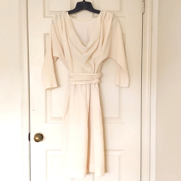 NWOT. Vintage Toni Todd Midi Dress with back design. - Picture 2 of 7